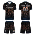 Custom Black Blue Jerseys for Men Women Personalized Soccer Uniforms for Adult and Kid enthsush
