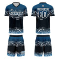 Custom Blue Jerseys for Men Women Personalized Soccer Uniforms for Adult and Kid enthsush