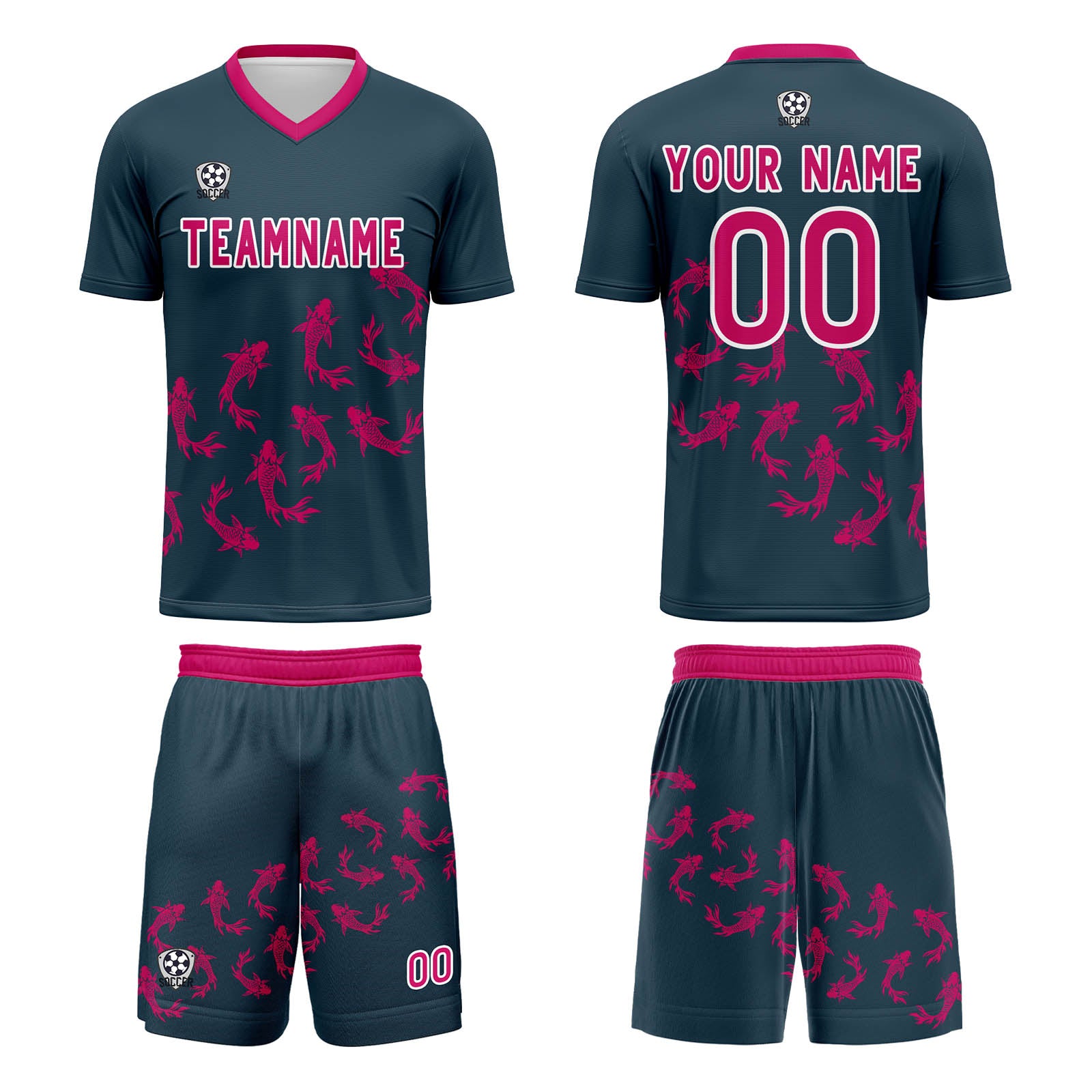 Custom Universal Blue Jerseys for Men Women Personalized Soccer Uniforms for Adult and Kid enthsush