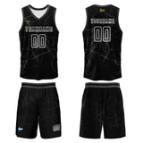 Custom Black Ash Basketball Jersey Uniform Suit Printed Your Logo Name Number