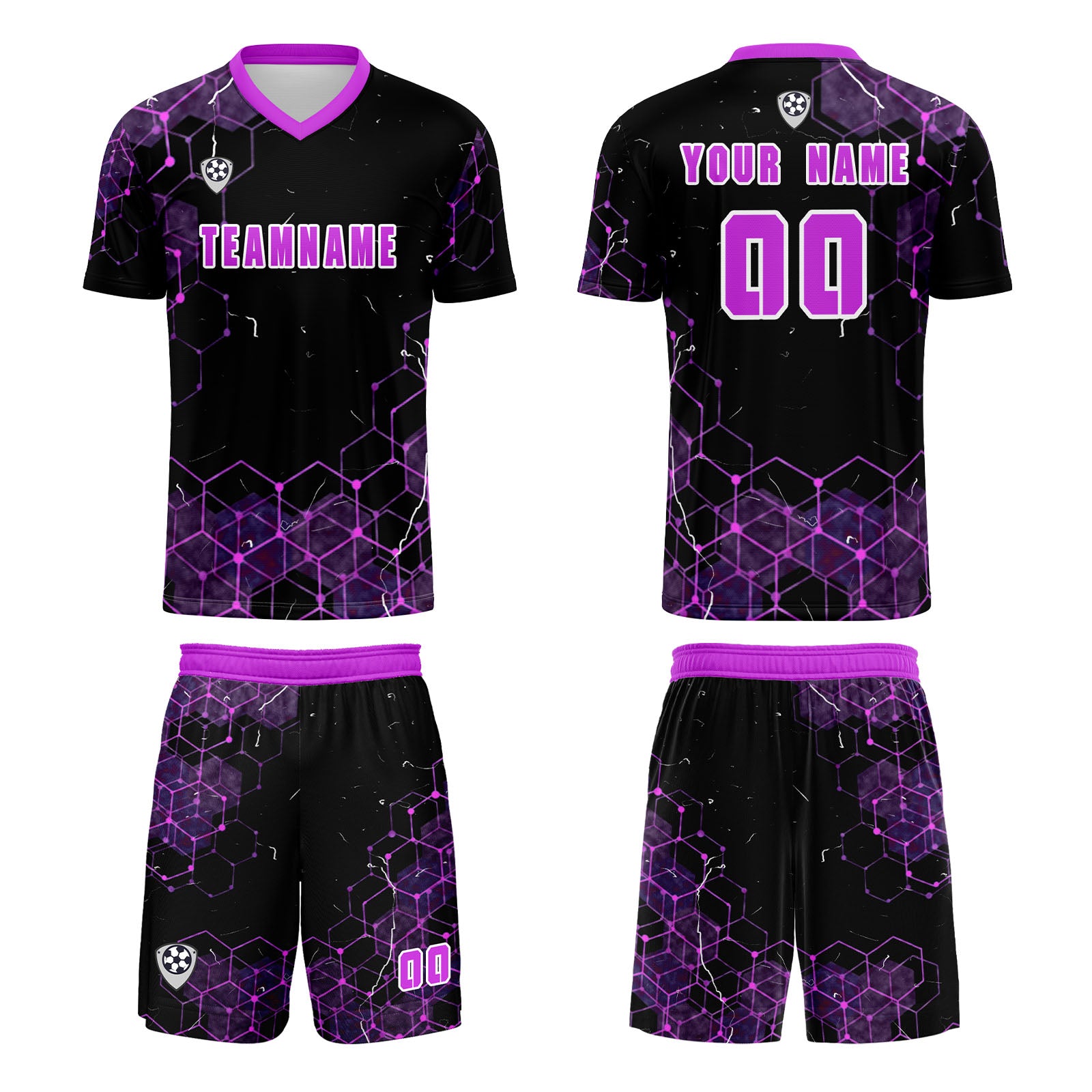 Custom Rose Jerseys for Men Women Personalized Soccer Uniforms for Adult and Kid enthsush