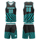 Custom Water Blue Basketball Jersey Uniform Suit Printed Your Logo Name Number