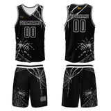 Custom Black Basketball Jersey Uniform Suit Printed Your Logo Name Number