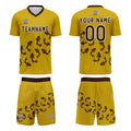 Custom Yellow Jerseys for Men Women Personalized Soccer Uniforms for Adult and Kid enthsush