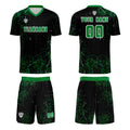 Custom Green Jerseys for Men Women Personalized Soccer Uniforms for Adult and Kid enthsush