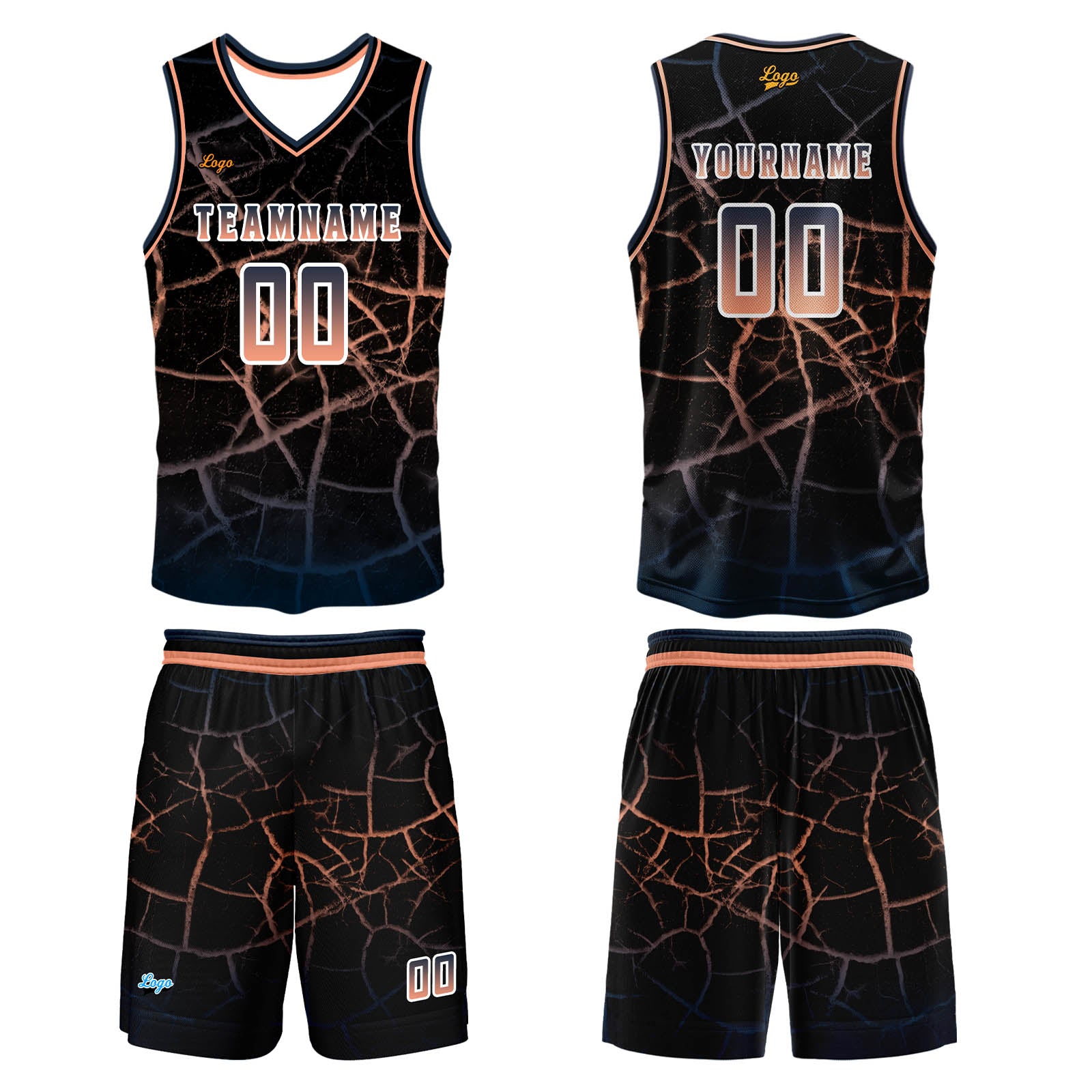 Custom Flesh Basketball Jersey Uniform Suit Printed Your Logo Name Number enthsush