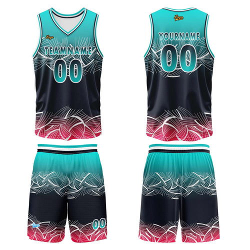 Custom Azure Blue Basketball Jersey Uniform Suit Printed Your Logo Name Number enthsush