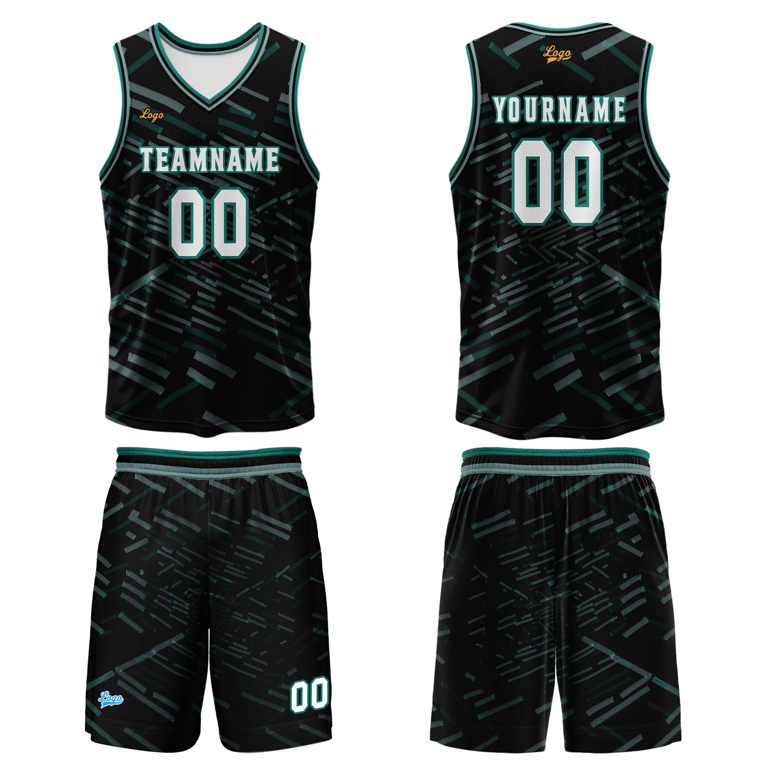 Custom Grass Green Basketball Jersey Uniform Suit Printed Your Logo Name Number enthsush