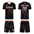 Custom Black Flesh Jerseys for Men Women Personalized Soccer Uniforms for Adult and Kid enthsush