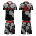 Custom Red Ash Jerseys for Men Women Personalized Soccer Uniforms for Adult and Kid enthsush