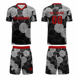 Custom Red Ash Jerseys for Men Women Personalized Soccer Uniforms for Adult and Kid