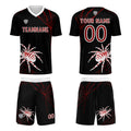 Custom Dark Red Jerseys for Men Women Personalized Soccer Uniforms for Adult and Kid enthsush