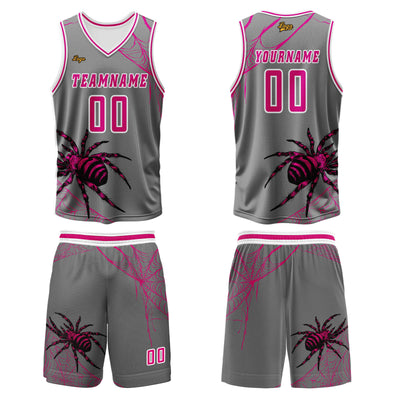 Custom Ash Powder Basketball Jersey Uniform Suit Printed Your Logo Name Number enthsush