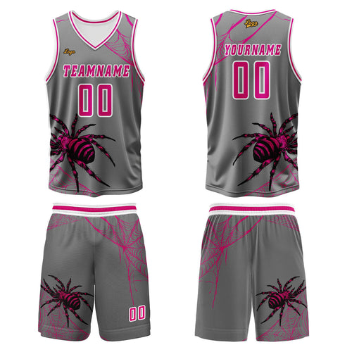 Custom Ash Powder Basketball Jersey Uniform Suit Printed Your Logo Name Number enthsush