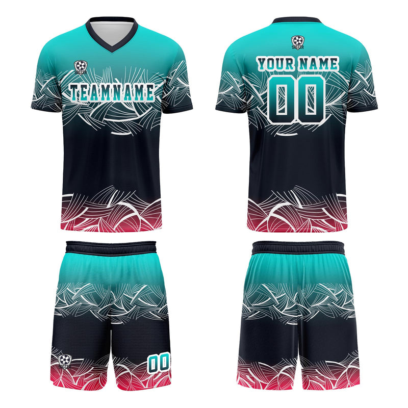 Custom Lime Green Black Jerseys for Men Women Personalized Soccer Uniforms for Adult and Kid