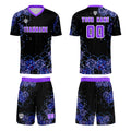 Custom Purple Jerseys for Men Women Personalized Soccer Uniforms for Adult and Kid enthsush