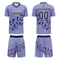 Custom Light Purple Jerseys for Men Women Personalized Soccer Uniforms for Adult and Kid enthsush