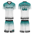 Custom White Jerseys for Men Women Personalized Soccer Uniforms for Adult and Kid enthsush
