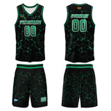 Custom Green Basketball Jersey Uniform Suit Printed Your Logo Name Number