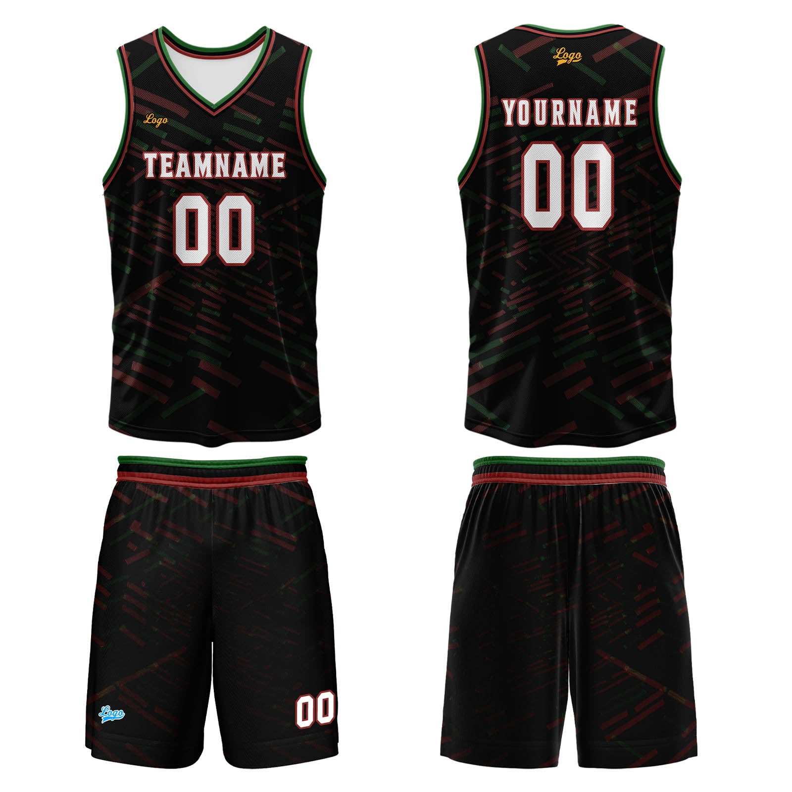 Custom Orange Red Basketball Jersey Uniform Suit Printed Your Logo Name Number enthsush