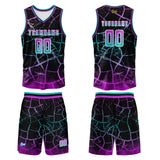 Custom Rose Purple Basketball Jersey Uniform Suit Printed Your Logo Name Number