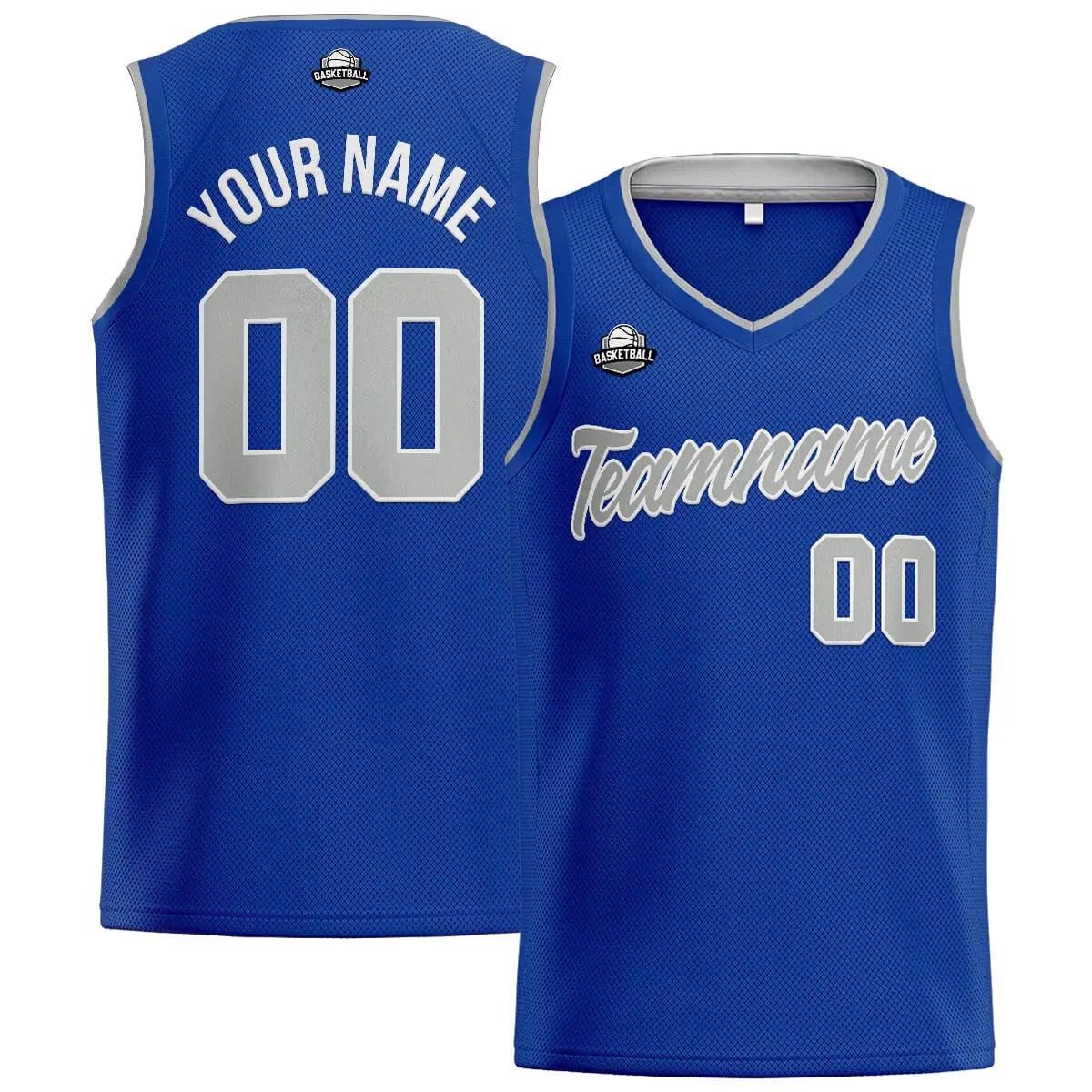 Custom Stitched Basketball Jersey for Men, Women  And Kids Royal-Gray enthsush