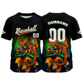 Custom Black Baseball Jersey Personalized Baseball Shirt for Men Women Kids Youth enthsush