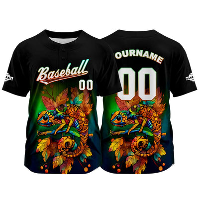 Custom Black Baseball Jersey Personalized Baseball Shirt for Men Women Kids Youth enthsush