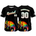 Custom Black Baseball Jersey Personalized Baseball Shirt for Men Women Kids Youth enthsush