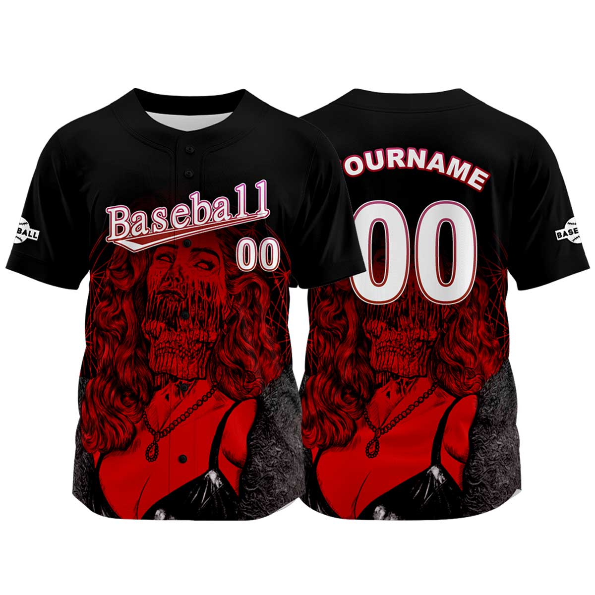 Custom Black Jersey Personalized Baseball Shirt for Men Women Kids Youth enthsush