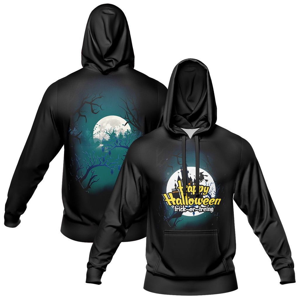 Custom Sweatshirt Hoodie Add Text and Design Personalized Halloween Hooded Sweatshirt enthsush