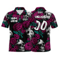 Custom Football Polo Shirts  Add Your Unique Logo/Name/Number Rose enthsush