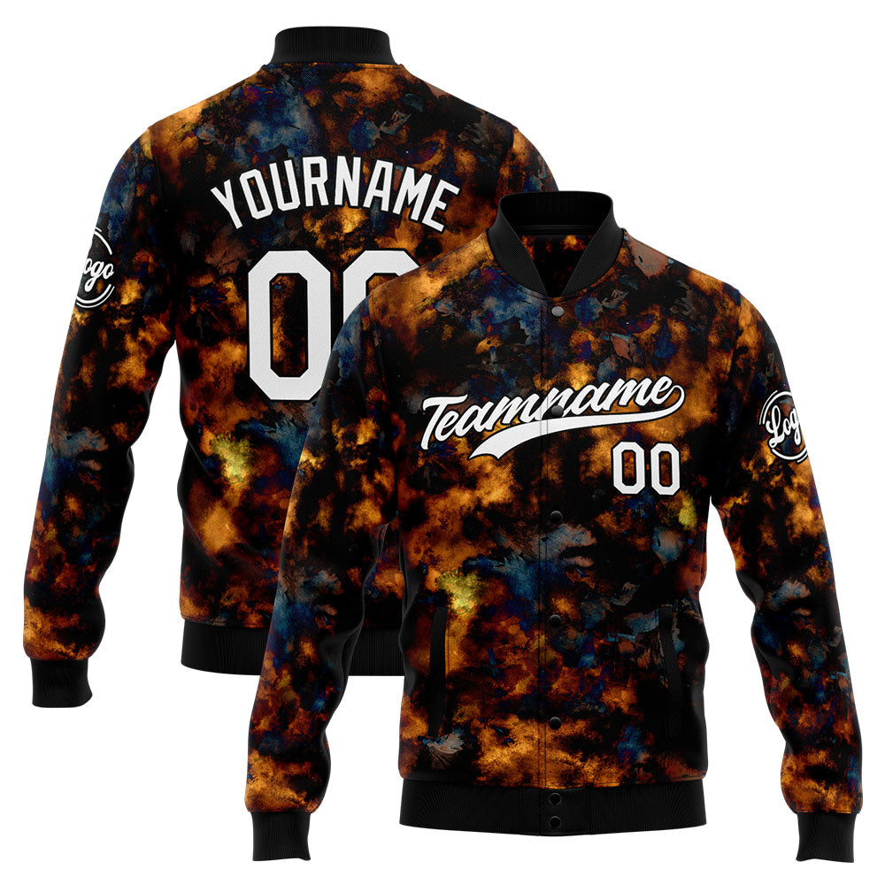 Personalized Custom Men's Jacket Customize Your Team Name, Logo, and Number enthsush