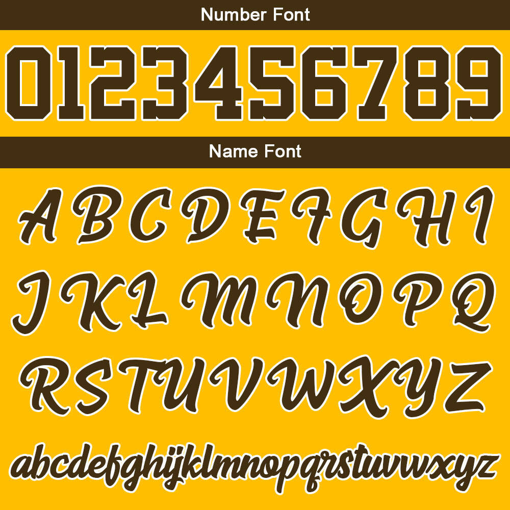 Custom Brown Yellow Sweatshirt Hoodie For Men Women Girl Boy Print Your Logo Name Number enthsush