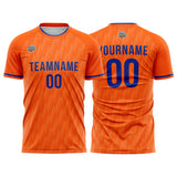 Custom Soccer Jerseys for Men Women Personalized Soccer Uniforms for Adult and Kid Orange-White