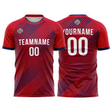 Custom Soccer Jerseys for Men Women Personalized Soccer Uniforms for Adult and Kid Red