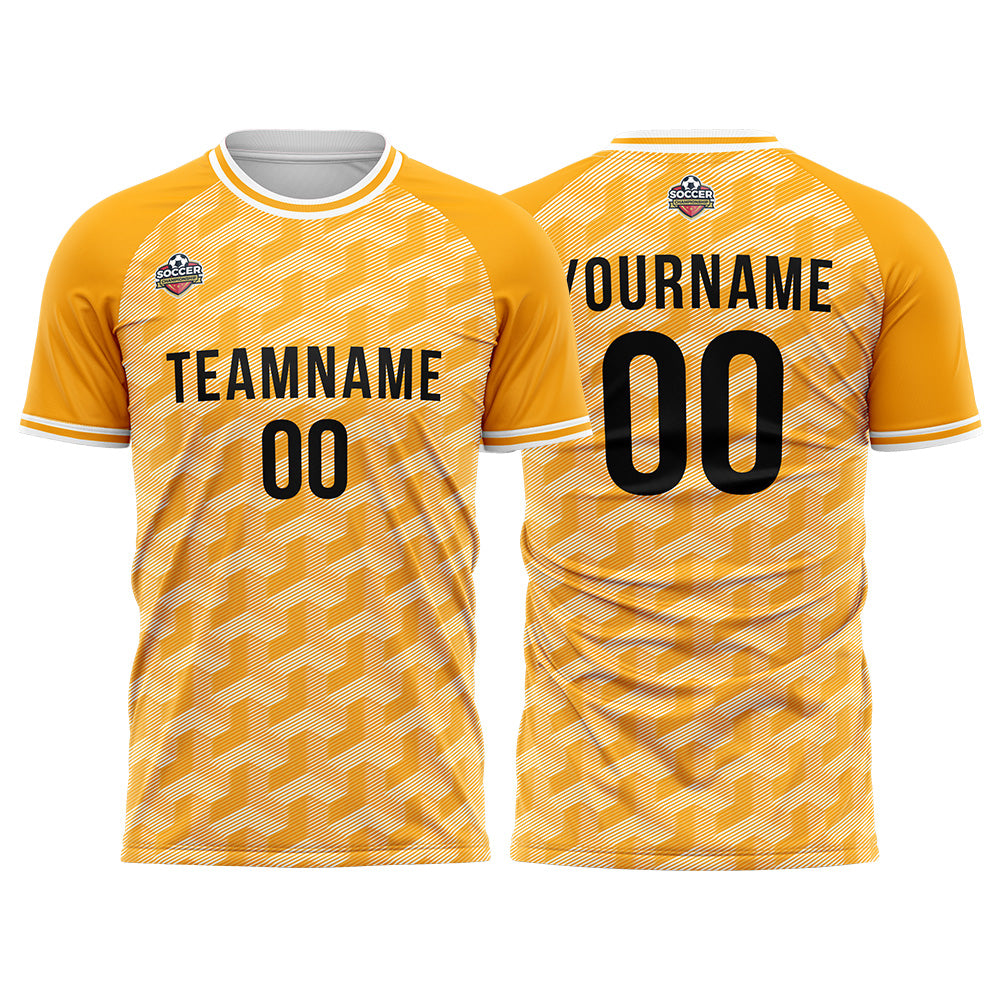 Custom Soccer Jerseys for Men Women Personalized Soccer Uniforms for Adult and Kid Orange-White enthsush