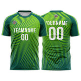 Custom Soccer Jerseys for Men Women Personalized Soccer Uniforms for Adult and Kid Green