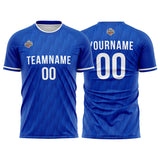 Custom Soccer Jerseys for Men Women Personalized Soccer Uniforms for Adult and Kid Royal-White