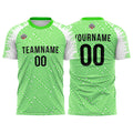Custom Soccer Jerseys for Men Women Personalized Soccer Uniforms for Adult and Kid Green-White enthsush