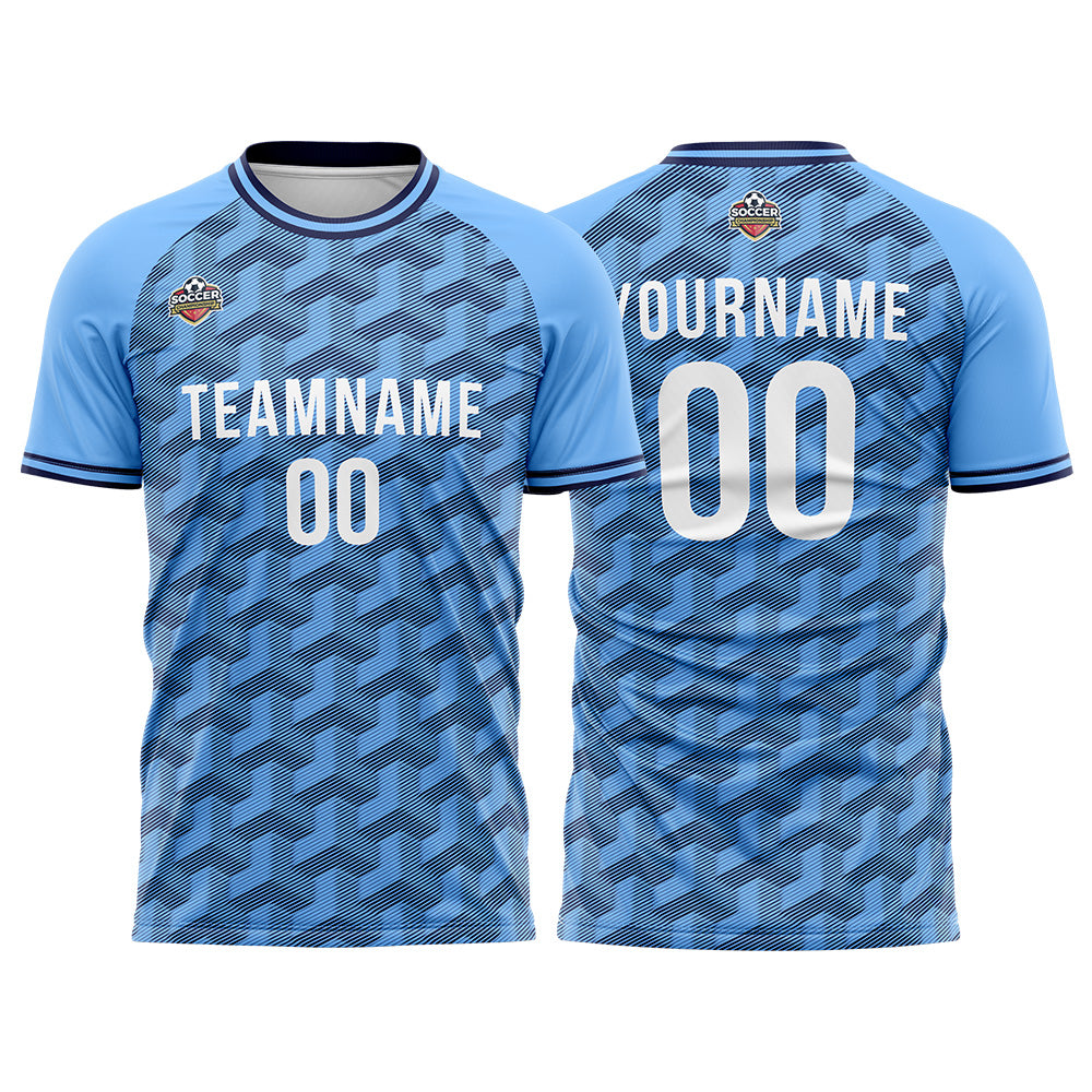 Custom Soccer Jerseys for Men Women Personalized Soccer Uniforms for Adult and Kid Blue-Navy enthsush
