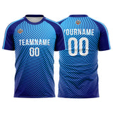 Custom Soccer Jerseys for Men Women Personalized Soccer Uniforms for Adult and Kid Royal-Light Blue