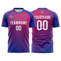 Custom Soccer Jerseys for Men Women Personalized Soccer Uniforms for Adult and Kid Royal-Pink enthsush