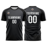 Custom Soccer Jerseys for Men Women Personalized Soccer Uniforms for Adult and Kid Black-Gray