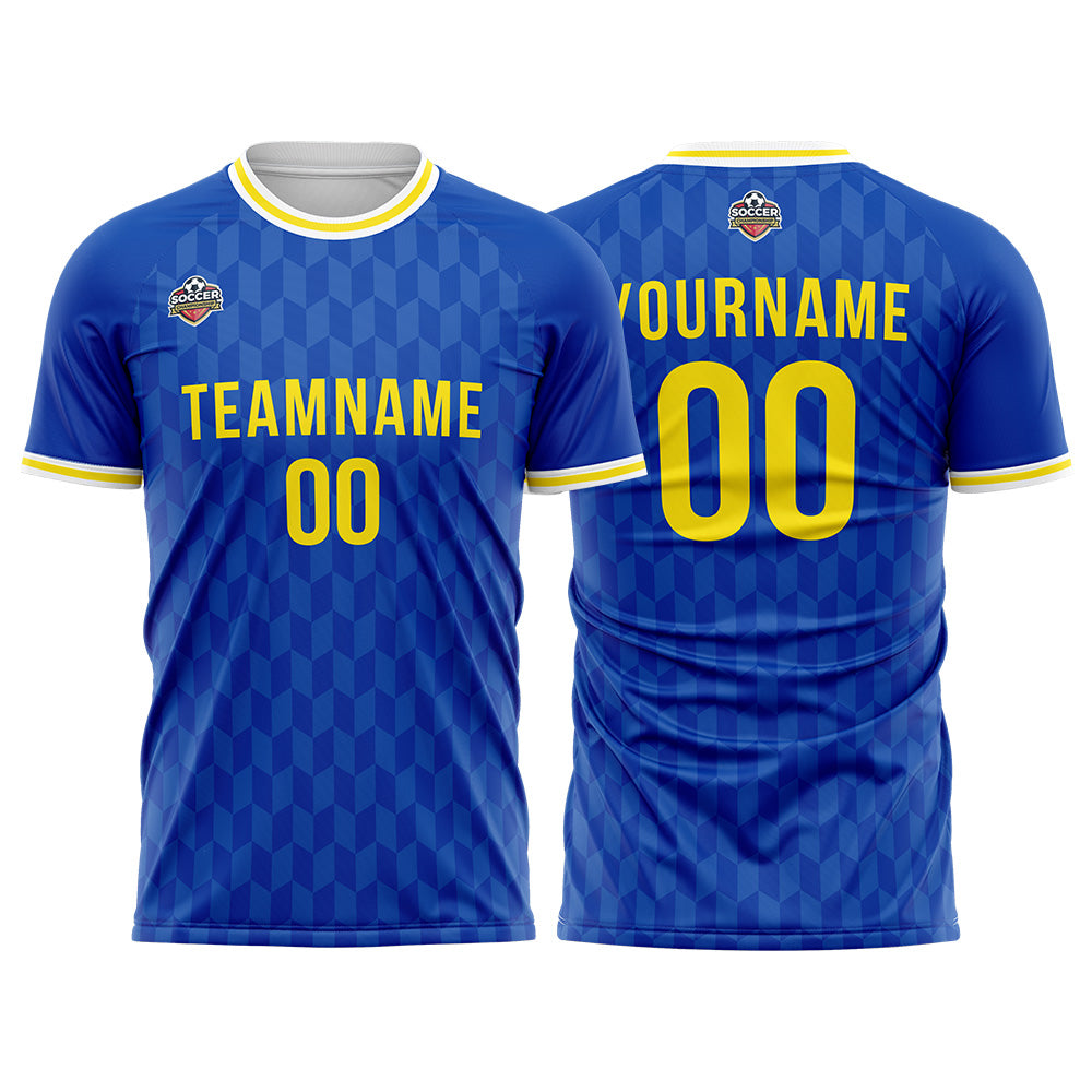 Custom Soccer Jerseys for Men Women Personalized Soccer Uniforms for Adult and Kid Royal enthsush