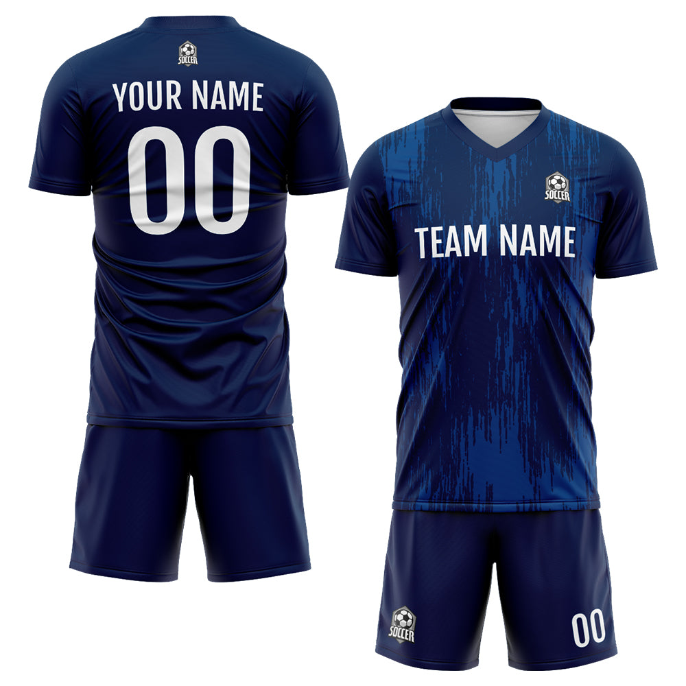 Custom Soccer Jerseys for Men Women Personalized Soccer Uniforms for Adult and Kid Royal-Navy enthsush