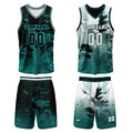 Custom Verdant Reversible Basketball Suit for Adults and Kids Personalized Jersey enthsush