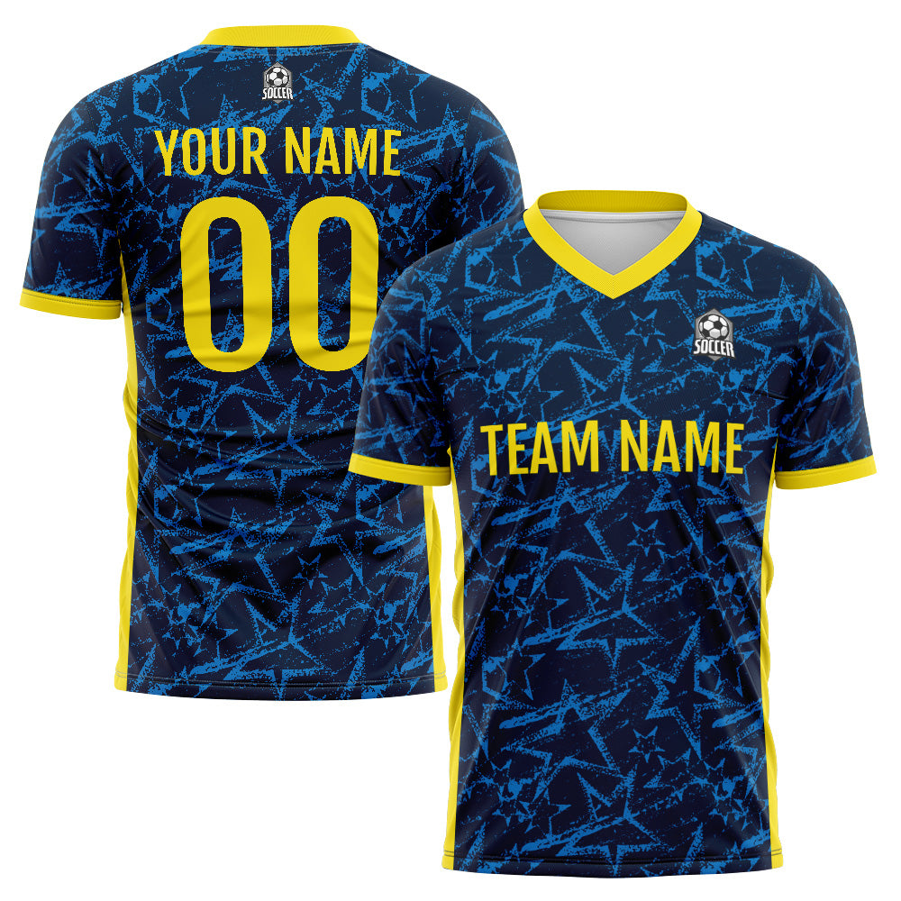 Custom Soccer Jerseys for Men Women Personalized Soccer Uniforms for Adult and Kid Navy enthsush
