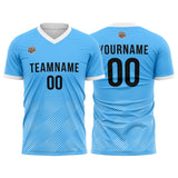 Custom Soccer Jerseys for Men Women Personalized Soccer Uniforms for Adult and Kid Blue-White