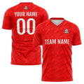 Custom Soccer Jerseys for Men Women Personalized Soccer Uniforms for Adult and Kid Red&White enthsush